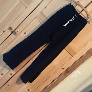 Big Bud Press Wide Leg High Rise Black Sweatpants